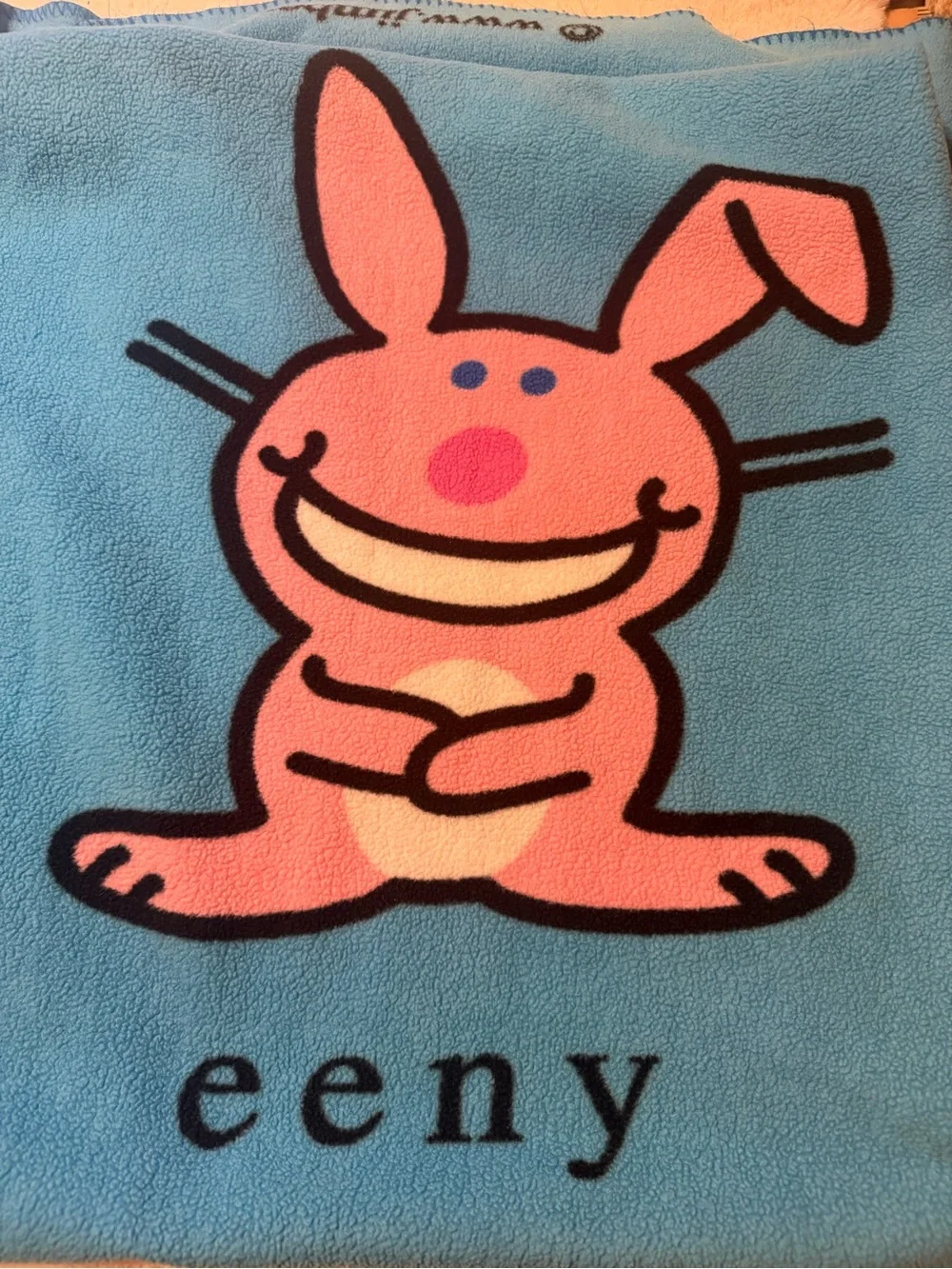 Jim Benton Happy Bunny Collectable Throw